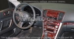 Накладки на торпеду Subaru Legacy/Легаси 2007-2009 полный набор, Автоматическая коробка передач, ручной AC