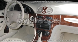 Накладки на торпеду Mercedes Benz CLK 2003-UP полный набор - Автоаксессуары и тюнинг