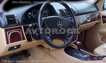 Накладки на торпеду Mercedes Benz M Class 2002-2005 полный набор