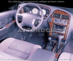 Накладки на торпеду Nissan Pathfinder 1996-1999 АКПП, без Message Center, 4WD, 15 элементов.