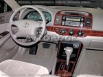 Накладки на торпеду Toyota Camry/Камри 2005-2006 базовый набор, без навигации система, без OEM