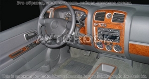 Накладки на торпеду Chevrolet Colorado 2004-UP полный набор, Автоматическая коробка передач, без стеклоподьемников, 2 двери - Автоаксессуары и тюнинг