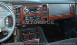 Накладки на торпеду Dodge Dakota 2002-2004 2 двери, Bench Seats, без дверных панелей, 19 элементов.