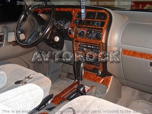 Накладки на торпеду Isuzu Trooper 1995-2002 базовый набор, Автоматическая коробка передач - Автоаксессуары и тюнинг