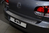 Alu-Frost Накладка на задний бампер профилированная с загибом, нерж. сталь (5D) VW Golf VI 10-
