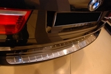 Alu-Frost Накладка на задний бампер с силиконом, нерж. сталь BMW X5 07-09