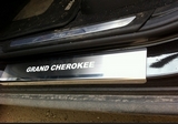 Alu-Frost Накладки на внутренние пороги с надписью, нерж. сталь, 4 шт. JEEP Grand Cherokee 11-/13-