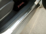 Alu-Frost Накладки на внутренние пороги с надписью, нерж. сталь, 4 шт. NISSAN Juke 10-