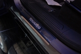 Alu-Frost Накладки на внутренние пороги с надписью, нерж. сталь, 4 шт. VW Touareg 10-