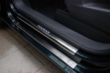 Alu-Frost Накладки на внутренние пороги с надписью, нерж. сталь, 8 шт. VW Touran 10-