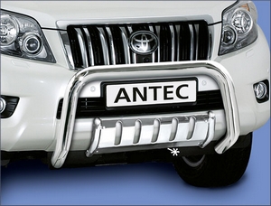 Antec Защита переднего бампера, центральная 42 мм, нерж., полир. TOYOTA (тойота) Land Cruiser/круизер/ленд крузер Prado/Прадо J150 09-/13- - Автоаксессуары и тюнинг