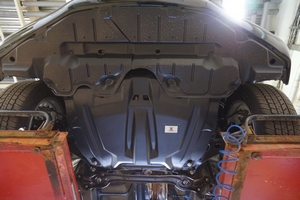 АВС-Дизайн Защита картера + АКПП + КПП, композит 8 мм (V-2, 7; AWD) TOYOTA (тойота) Venza/Венза 12- - Автоаксессуары и тюнинг