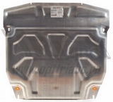 АВС-Дизайн Защита картера двигателя и кпп, алюминий (V-все) HYUNDAI Santa FE 12-