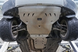 АВС-Дизайн Защита картера + КПП, из 2-х частей, алюминий (V-2,0TD;2,8; 3,0TD) BMW X3 10-/14-