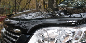 EGR Дефлектор капота, темный с надписью TOYOTA (тойота) RAV4/рав 4 10- - Автоаксессуары и тюнинг
