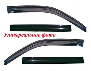 EGR Дефлекторы боковых окон, 4 части, темные (DUAL CAB) TOYOTA (тойота) Hilux 06-/12- - Автоаксессуары и тюнинг
