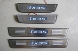 JMT Накладки на дверные пороги с логотипом и LED подсветкой, нерж. HYUNDAI ix35 10-/14-