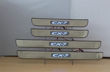 JMT Накладки на дверные пороги с логотипом и LED подсветкой, нерж. MAZDA CX-7 07-/10-