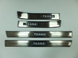 JMT Накладки на дверные пороги с логотипом и LED подсветкой, нерж. NISSAN Teana 08-