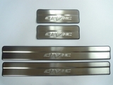 JMT Накладки на дверные пороги с логотипом, нерж. HONDA Civic 12-
