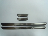 JMT Накладки на дверные пороги с логотипом, нерж. NISSAN Juke 10-
