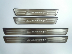 JMT Накладки на дверные пороги с логотипом, нерж. TOYOTA (тойота) Camry/Камри 12- - Автоаксессуары и тюнинг