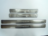 JMT Накладки на дверные пороги с логотипом, нерж. TOYOTA Corolla 02-07