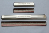JMT Накладки на дверные пороги с логотипом, нерж. TOYOTA (тойота) Corolla/Королла 13-