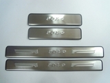 JMT Накладки на дверные пороги с логотипом, нерж. VW Polo 10-