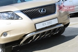 Lexus Защита переднего бампера 60 мм c элементами из профильной трубы LEXUS RX350 09-11