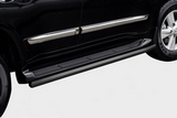Lexus Защита штатного порога 60 мм черная LEXUS LX570 12-