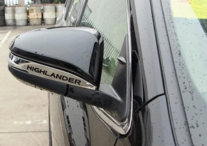 OEM-Tuning Молдинг на зеркала с логотипом чёрного цвета, ABS хром TOYOTA (тойота) Highlander 14- - Автоаксессуары и тюнинг