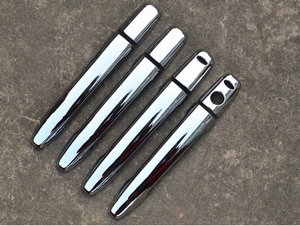 OEM-Tuning Накладки на дверные ручки с отверстиями, хром MITSUBISHI (митсубиси) Outlander/оутлендер 15- - Автоаксессуары и тюнинг