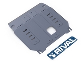 Rival Защита картера и КПП, алюминий (V - 2.4, 4WD) KIA Sorento Prime 15-