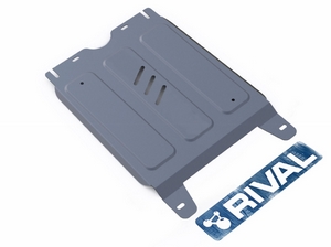Rival Защита КПП, алюминий (V - 2.4, 2.8, 4WD) TOYOTA (тойота) Hilux 15- - Автоаксессуары и тюнинг