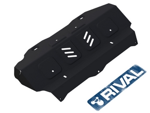 Rival Защита радиатора и картера, сталь (V - 2.4, 2.8, 4WD) (часть 1) TOYOTA (тойота) Hilux 15- - Автоаксессуары и тюнинг