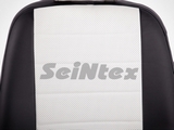 Seintex Чехлы на сиденья (экокожа) , цвет - чёрный + белый (4060) VW Polo/Поло 10-14