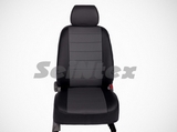 Seintex Чехлы на сиденья (экокожа) , цвет - чёрный + серый (Trend SportTitanium) FORD (форд) Focus/фокус 11-15