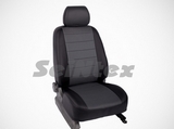 Seintex Чехлы на сиденья (экокожа) , цвет - чёрный + серый (Trend SportTitanium) FORD (форд) Focus/фокус 11-15