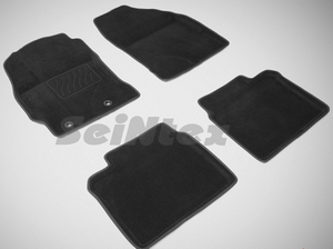 Seintex Коврики салона текстильные 3D, чёрные TOYOTA (тойота) Corolla/Королла 13-15 - Автоаксессуары и тюнинг