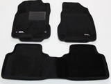 Sotra Коврики салона текстильные 3D VIP с бортиком, черные (3 ряда сид.), без консоли FORD Explorer 10-