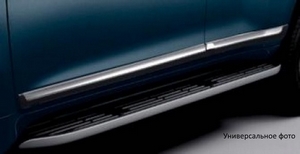 Toyota Боковые молдинги на двери 4 шт., хром. Цвет: чёрные TOYOTA (тойота) Land Cruiser/круизер/ленд крузер J150 09-/13- - Автоаксессуары и тюнинг