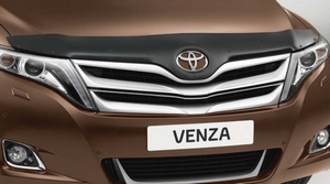 Toyota Дефлектор капота чёрный TOYOTA (тойота) Venza/Венза 12- - Автоаксессуары и тюнинг