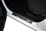 Toyota Накладка на внутренние пороги и порог багажника с рисунком (комплект 5шт.) TOYOTA (тойота) Corolla/Королла 13-