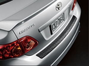 Toyota Накладка на задний бампер TOYOTA (тойота) Corolla/Королла 08-10 - Автоаксессуары и тюнинг