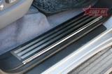 Toyota Накладки на внутр. пороги с рисунком (компл.4шт.) на пластик TOYOTA (тойота) Land Cruiser/круизер/ленд крузер J200 07-/12-