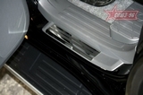 Toyota Накладки на внутр. пороги с рисунком (компл.4шт.) на пластик TOYOTA (тойота) Land Cruiser/круизер/ленд крузер Prado/Прадо J150 09-