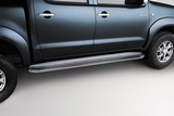 Toyota Пороги с нержавеющим листом 60 мм (компл 2шт) TOYOTA Hilux 09-/12-