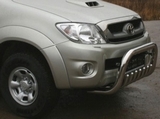Toyota Решетка передняя мини 76 мм низкая с защитой TOYOTA (тойота) Hilux 12-