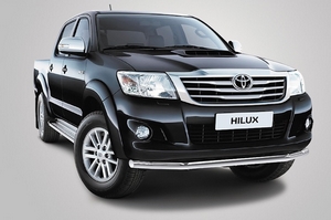 Toyota Защита переднего бампера 60 мм TOYOTA (тойота) Hilux 12- - Автоаксессуары и тюнинг